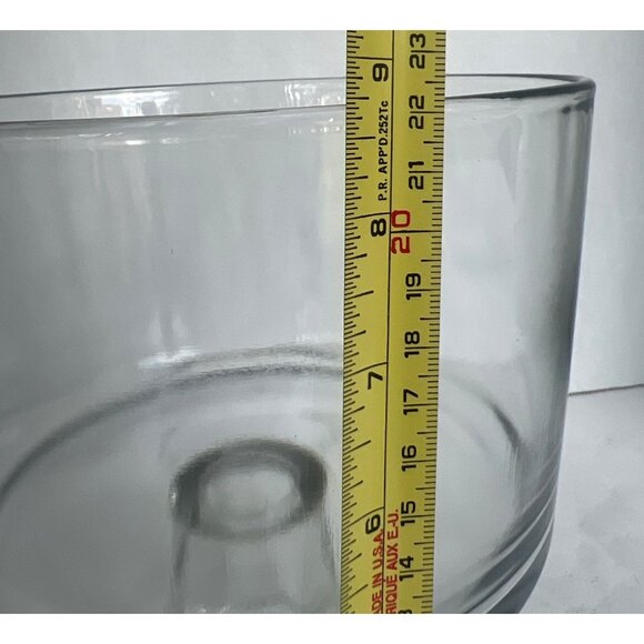 Pedestal Trifle Bowl Dessert Salad Clear Glass Serving Party Centerpiece 8.5" - Picture 4 of 8